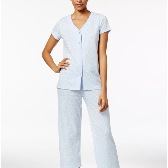Women's Cotton Capri 2pc Pajama Set - Picture 1 of 2